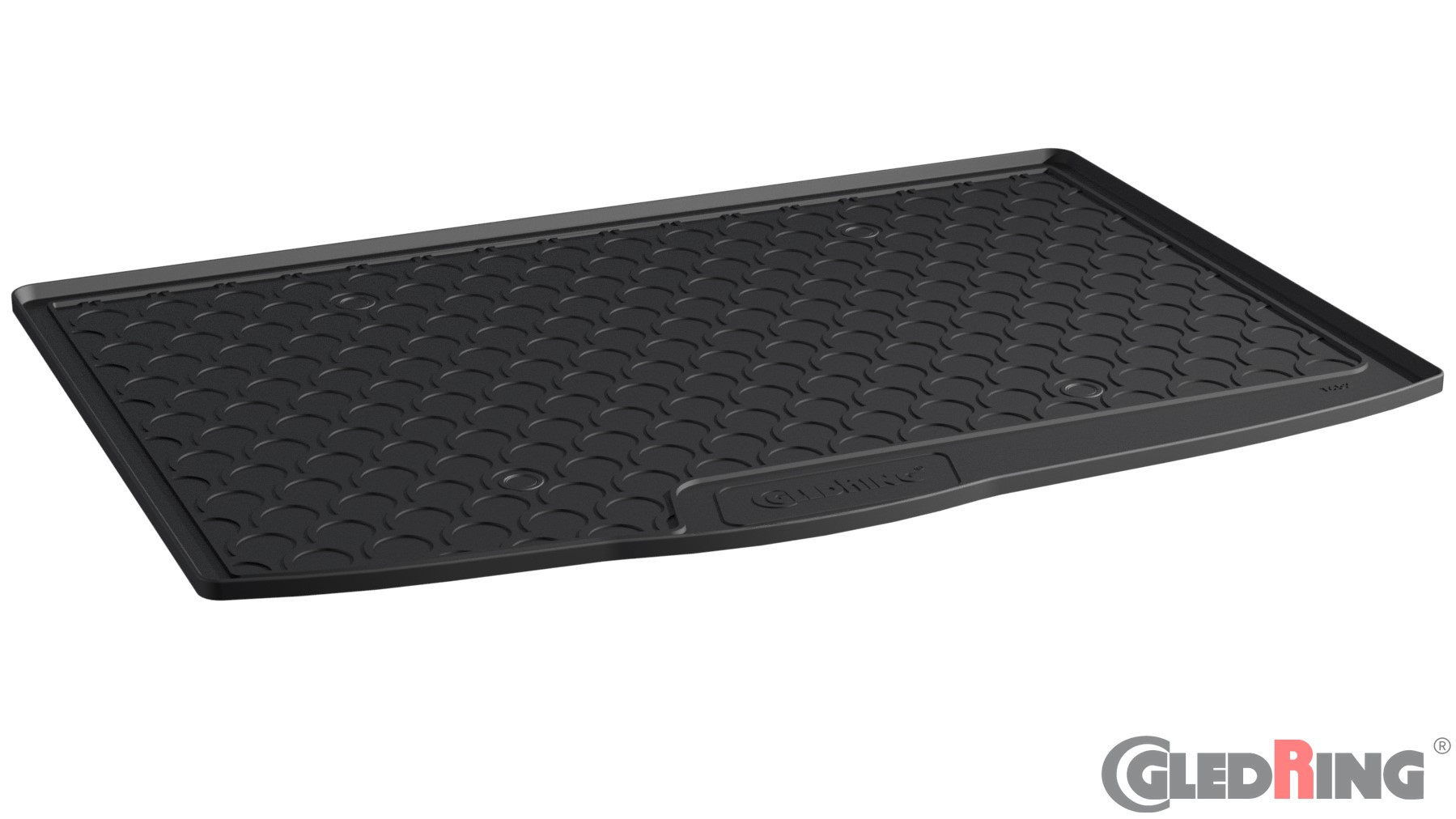 Original Gledring Premium Gummi Kofferraummatte - KIA Stonic (Unterer Boden / Nicht für variablen Boden) 10.2017-FL 2021